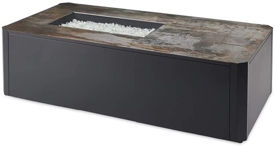 Outdoor GreatRoom KINNEY Rectangular Outdoor Gas Fire Pit Table KN-1224
