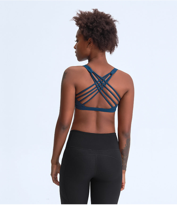 Women's Crisscross Fitness Bra - Supportive & Stylish Workout Essential