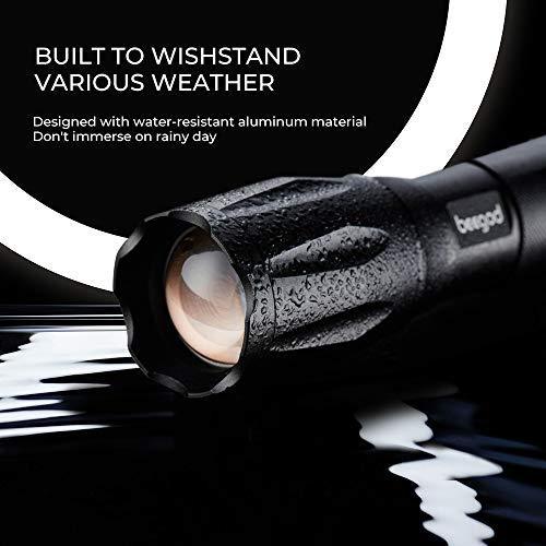Super Bright LED Tactical Flashlight for Camping, Hiking & Outdoor Activities