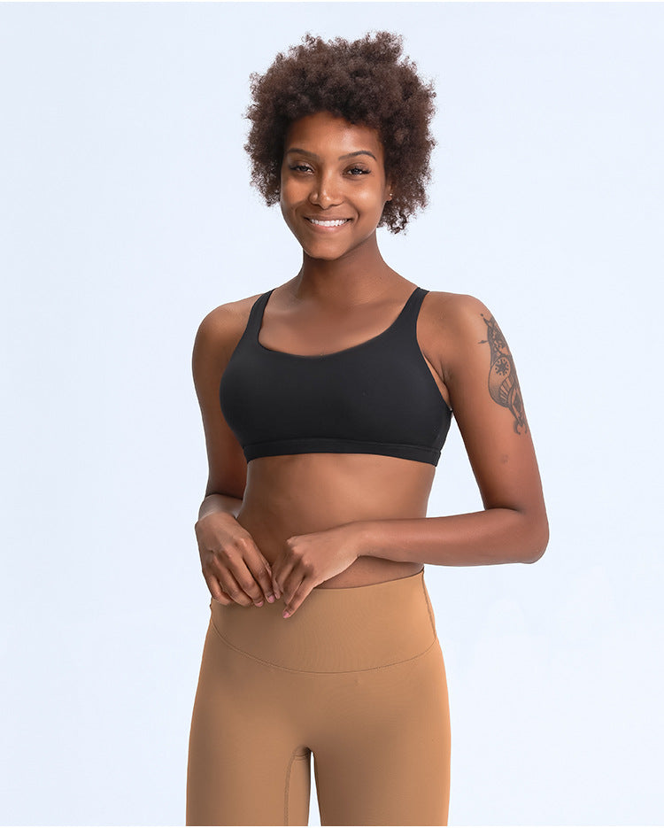 Women's Crisscross Fitness Bra - Supportive & Stylish Workout Essential