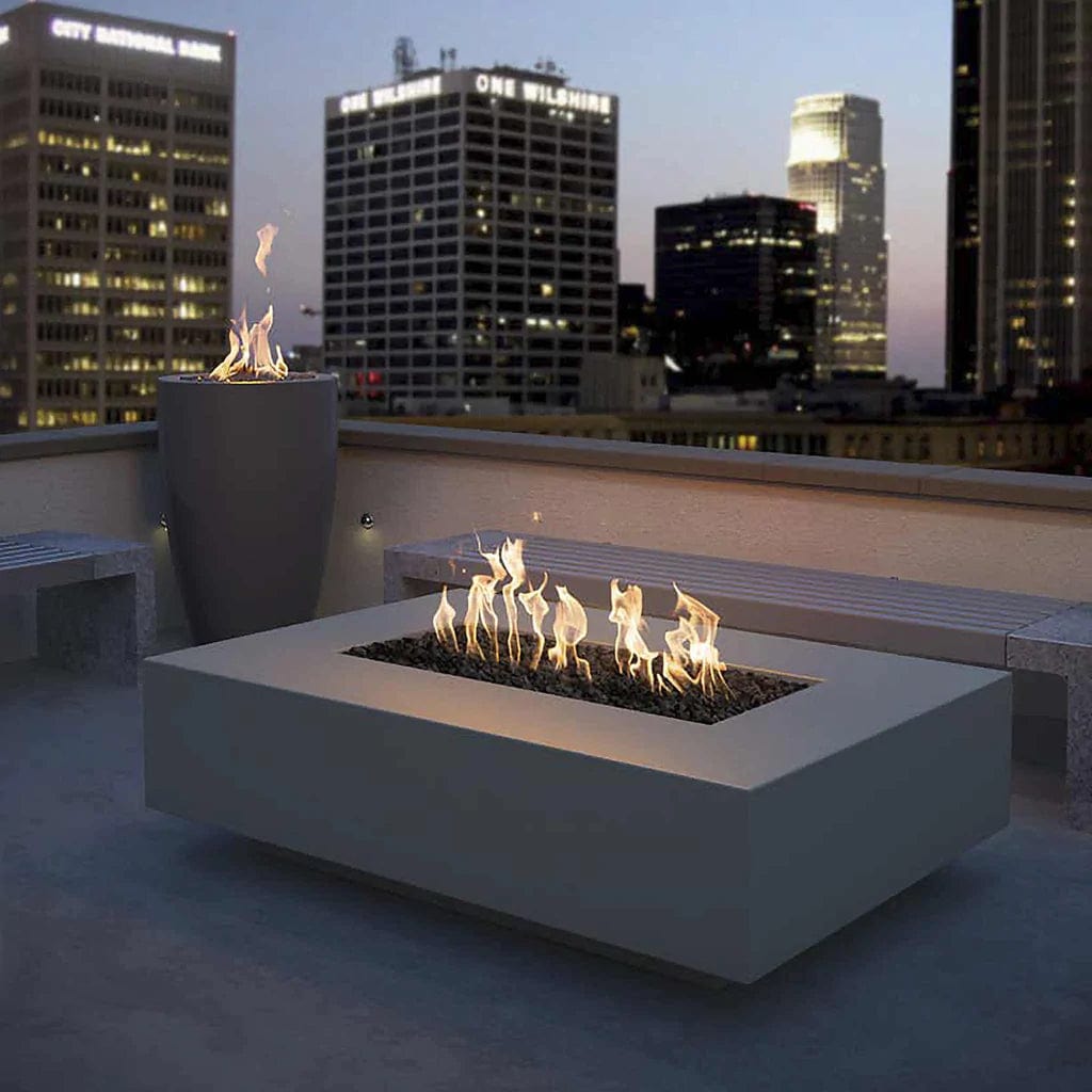 The Outdoor Plus 48 Coronado Copper & Corten Steel & Stainless Steel Rectangle Fire Pit