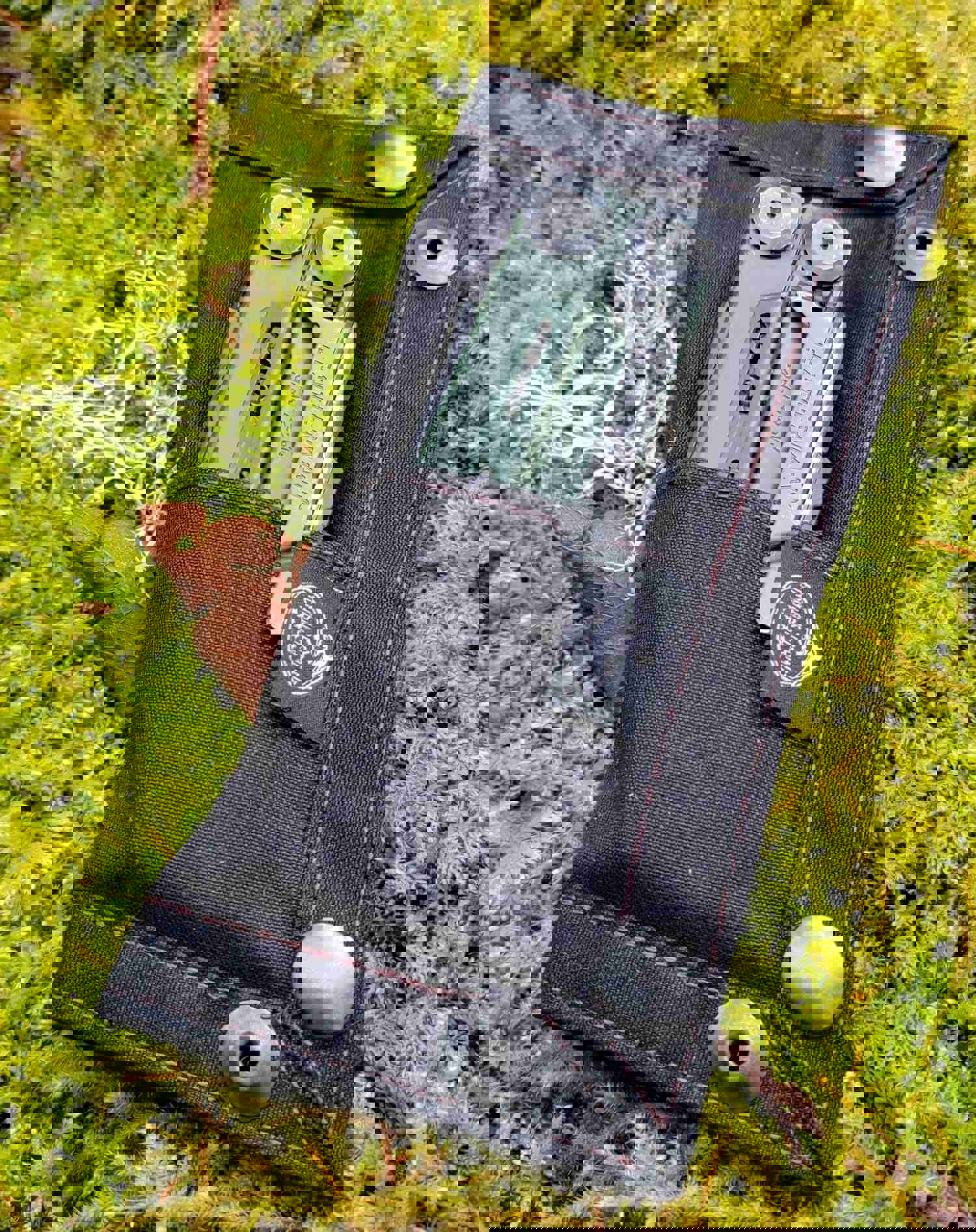 Black Waxed Canvas EDC Travel Tray for Gear Organization