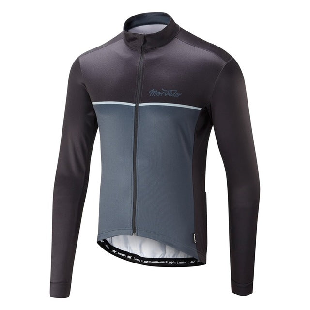 MORVELO 2020 Spring Cycling Long Sleeve Jersey - Breathable & Quick Dry Road Bike Racing Shirt