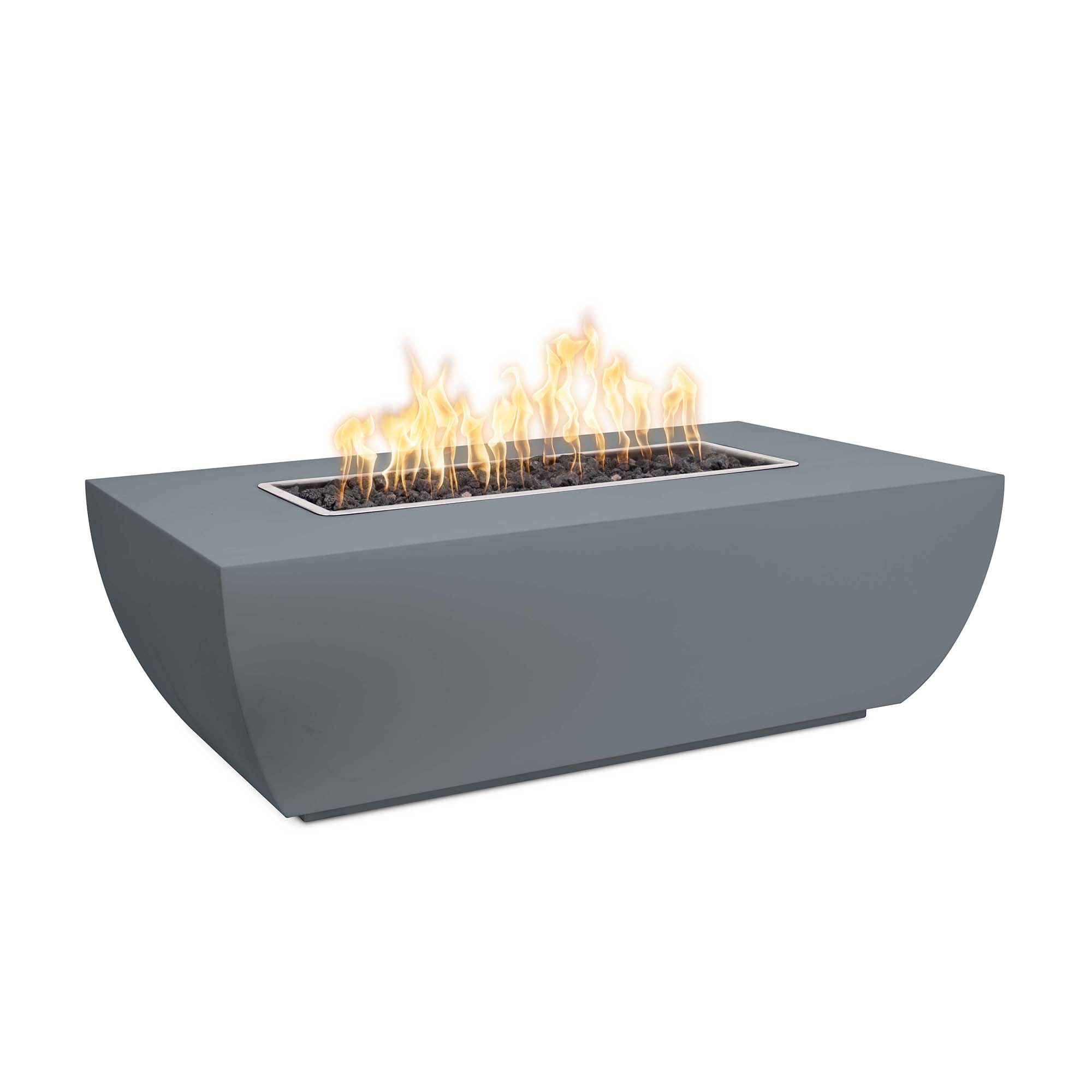 Outdoor Plus Linear Avalon 72 Stainless Steel Liquid Propane Fire Pit with Match Lit Ignition