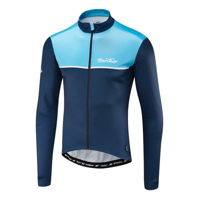 MORVELO 2020 Spring Cycling Long Sleeve Jersey - Breathable & Quick Dry Road Bike Racing Shirt