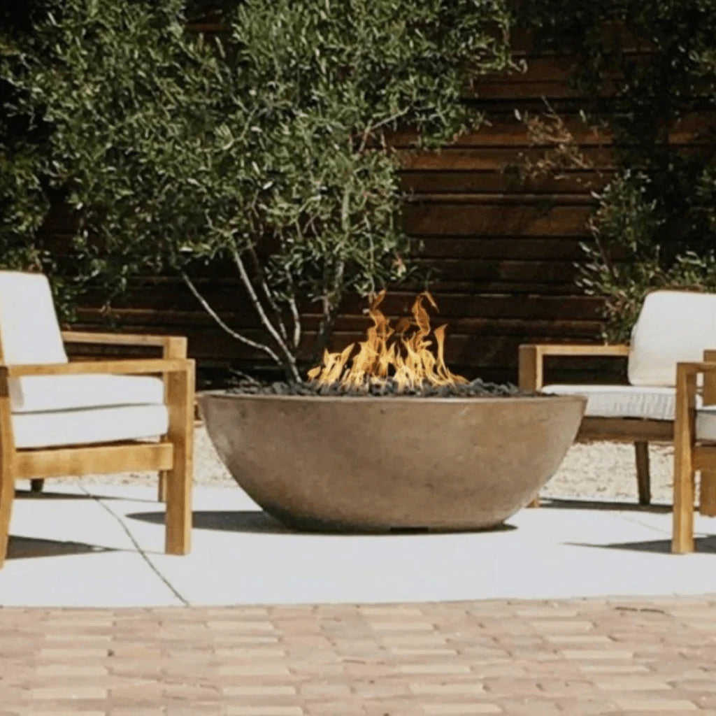 Outdoor Plus Sedona 60 NG Round Concrete Fire Pit