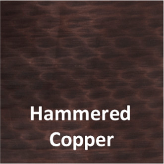 The Outdoor Plus Martillo Round Fire Pit in Hammered Copper with Free Cover