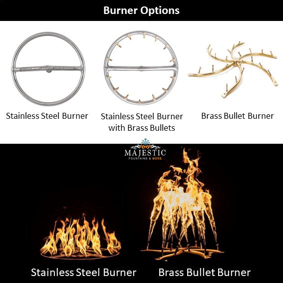 The Outdoor Plus Martillo Round Fire Pit in Hammered Copper with Free Cover