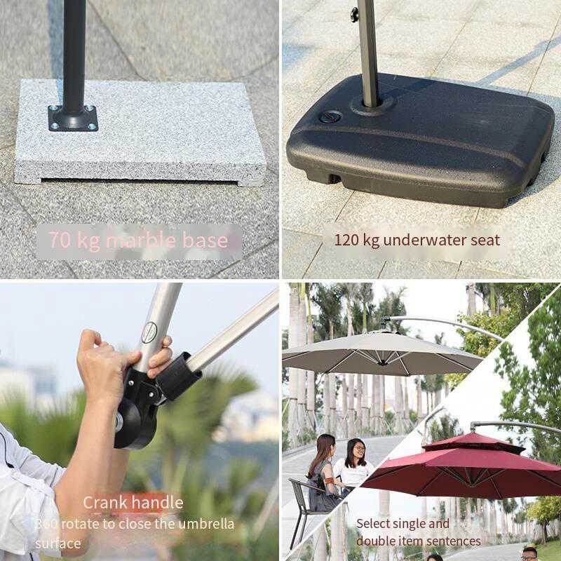 Outdoor Courtyard Umbrella with Sunshade for Beach and Stall Activities