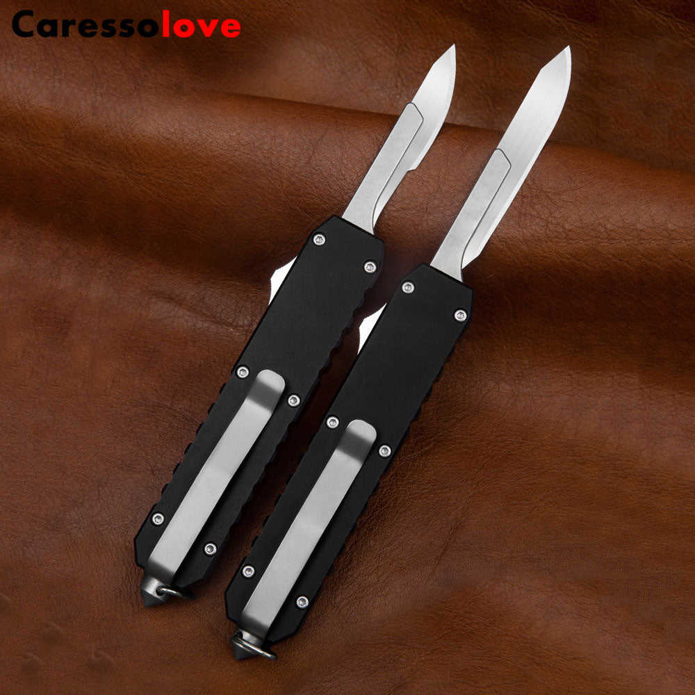 Caressolove Aluminum Alloy Pocket Knife - Durable & Portable for Camping and Outdoor Activities