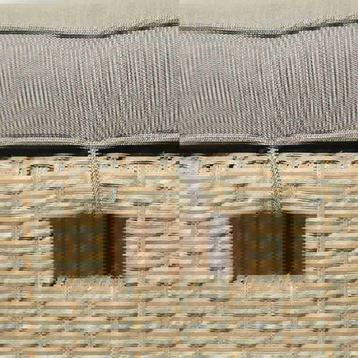 TOPMAX 6-Piece Outdoor Rattan Wicker Set for Patio, Garden, and Backyard