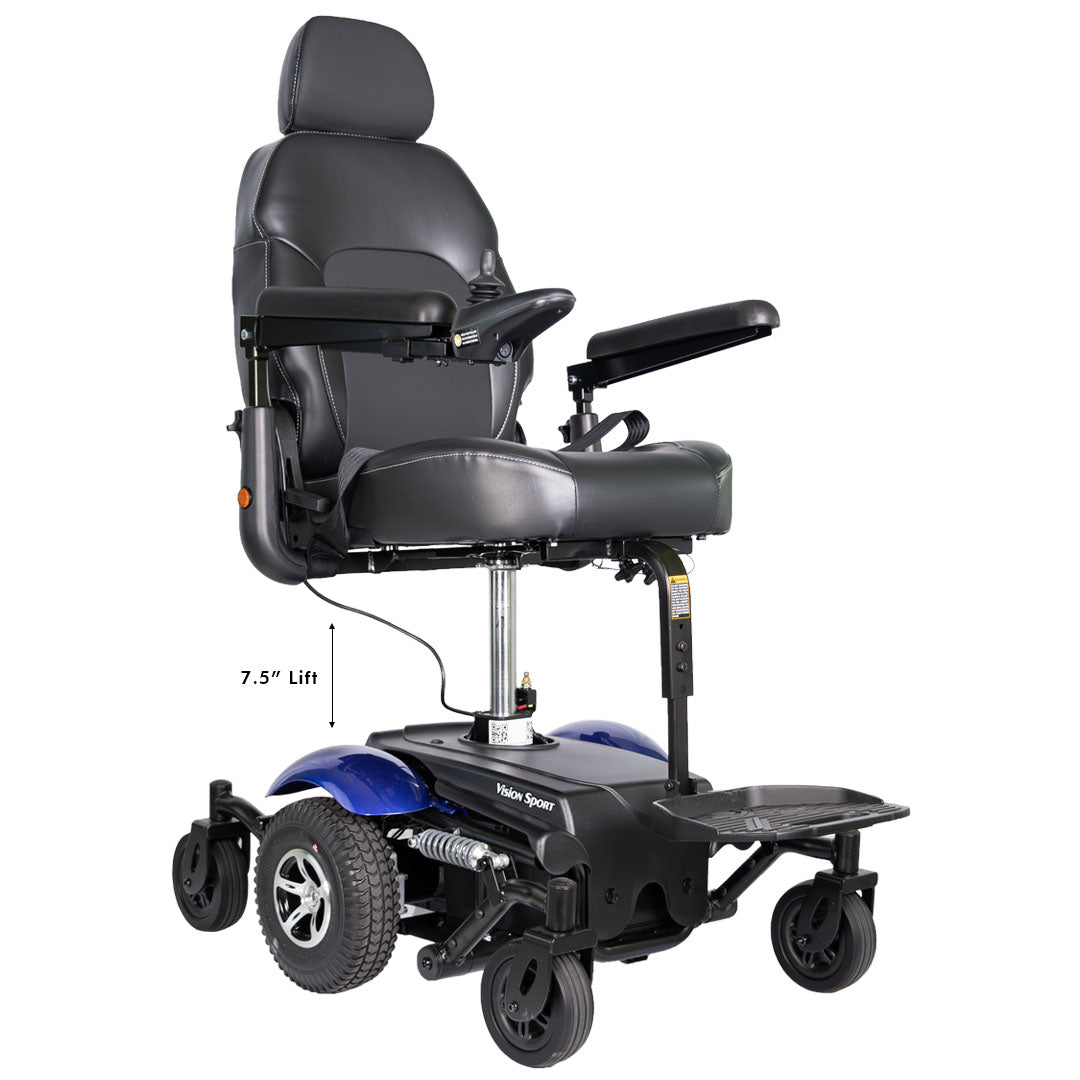 Merits Health Vision Sport Power Wheelchair With Seat Lift