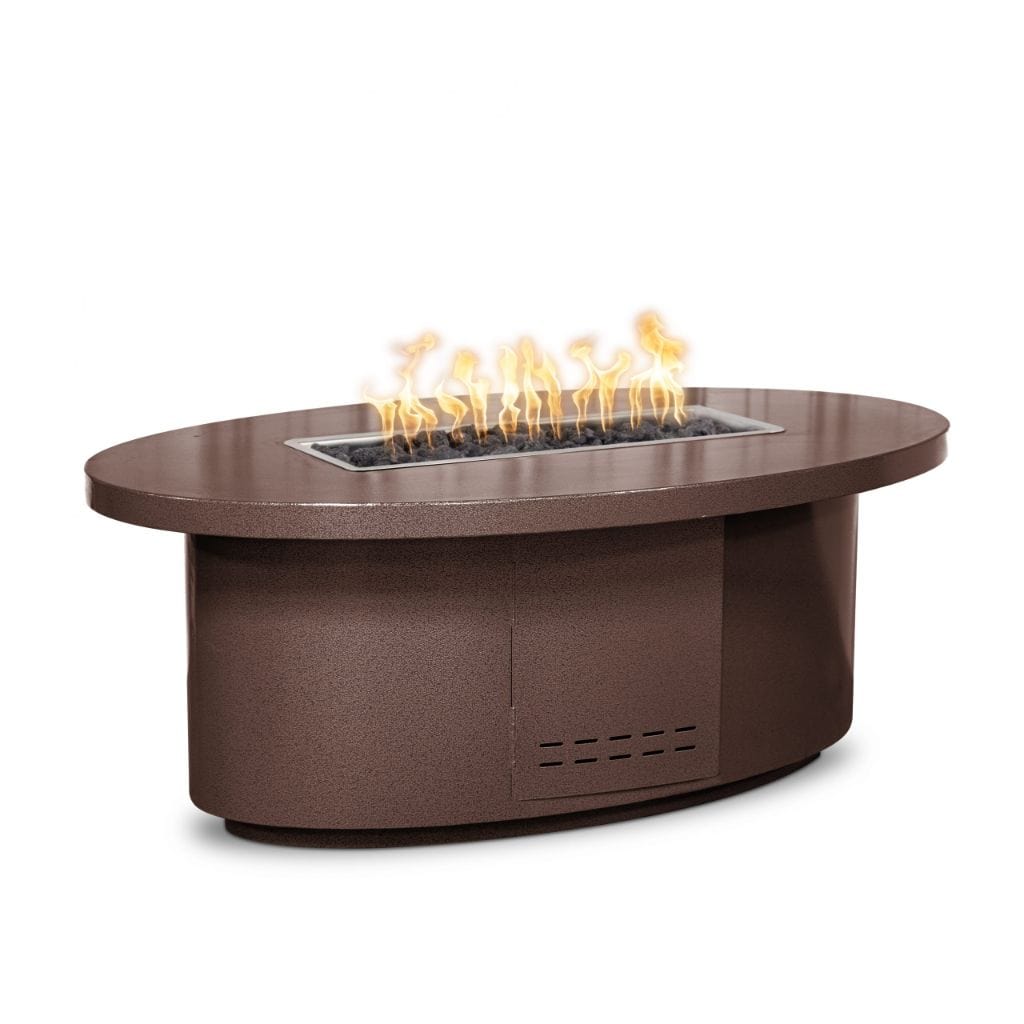 72 Vallejo Powder Coated Steel Rectangle Fire Pit - The Outdoor Plus