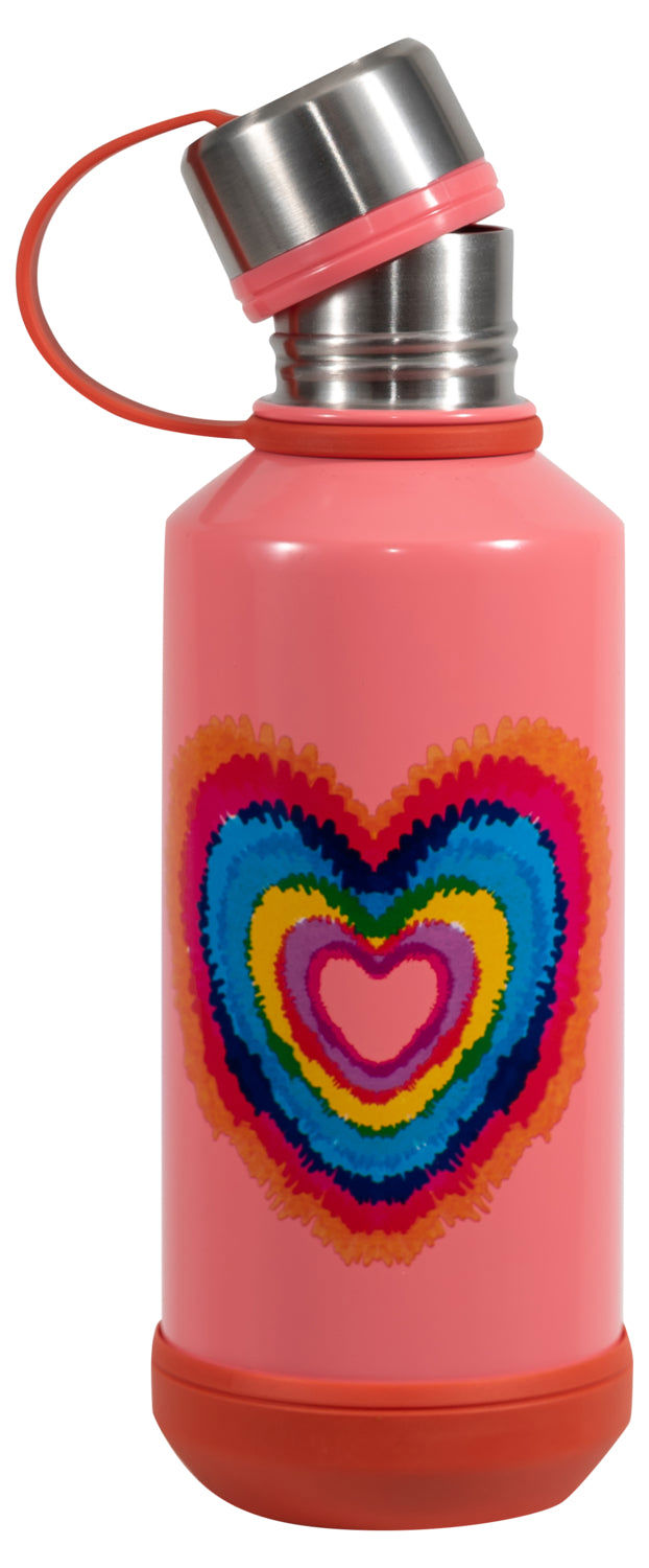 COOL GEAR 4-Pack 16 oz Stainless Steel Vacuum Insulated Water Bottle with Twist Off Cap