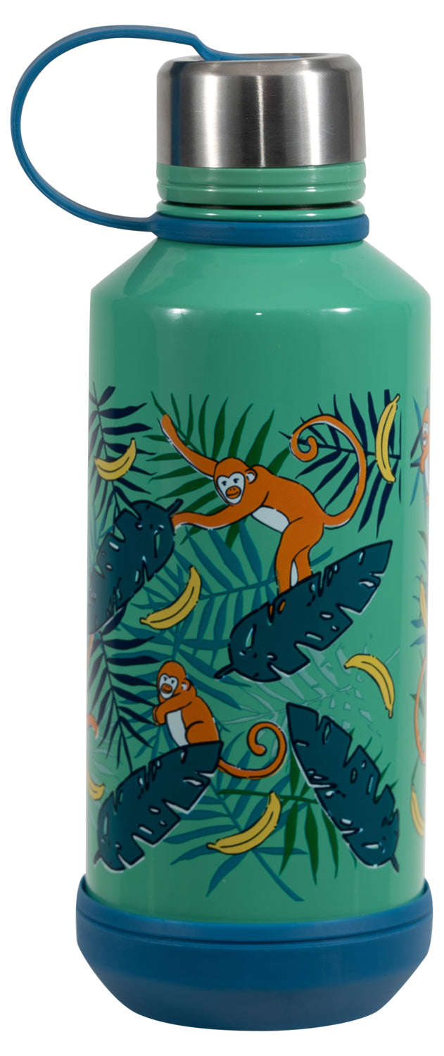 COOL GEAR 4-Pack 16 oz Stainless Steel Vacuum Insulated Water Bottle with Twist Off Cap