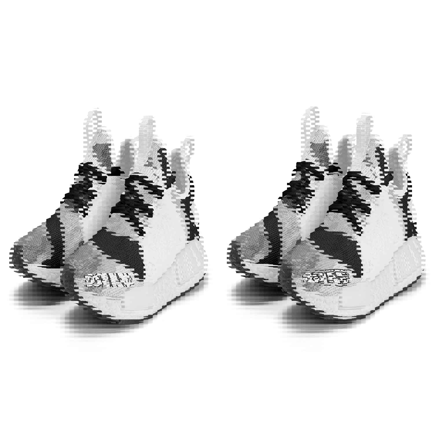 Men's DOPiFiED Tech Camo Mesh Sport Race Sneakers