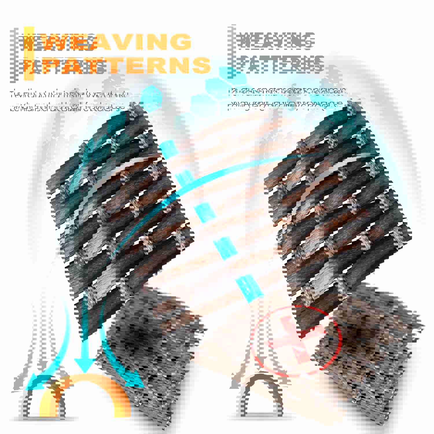 Outdoor 43 Inch 50,000 BTU Propane Gas Rattan Fire Pit Table with Ceramic Tabletop