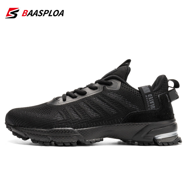 Sport-E Outdoor Mesh Sneakers for Men - BAASPLOA Breathable Running Shoes