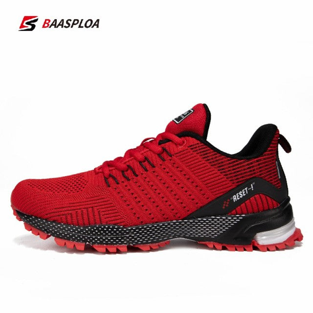 Sport-E Outdoor Mesh Sneakers for Men - BAASPLOA Breathable Running Shoes