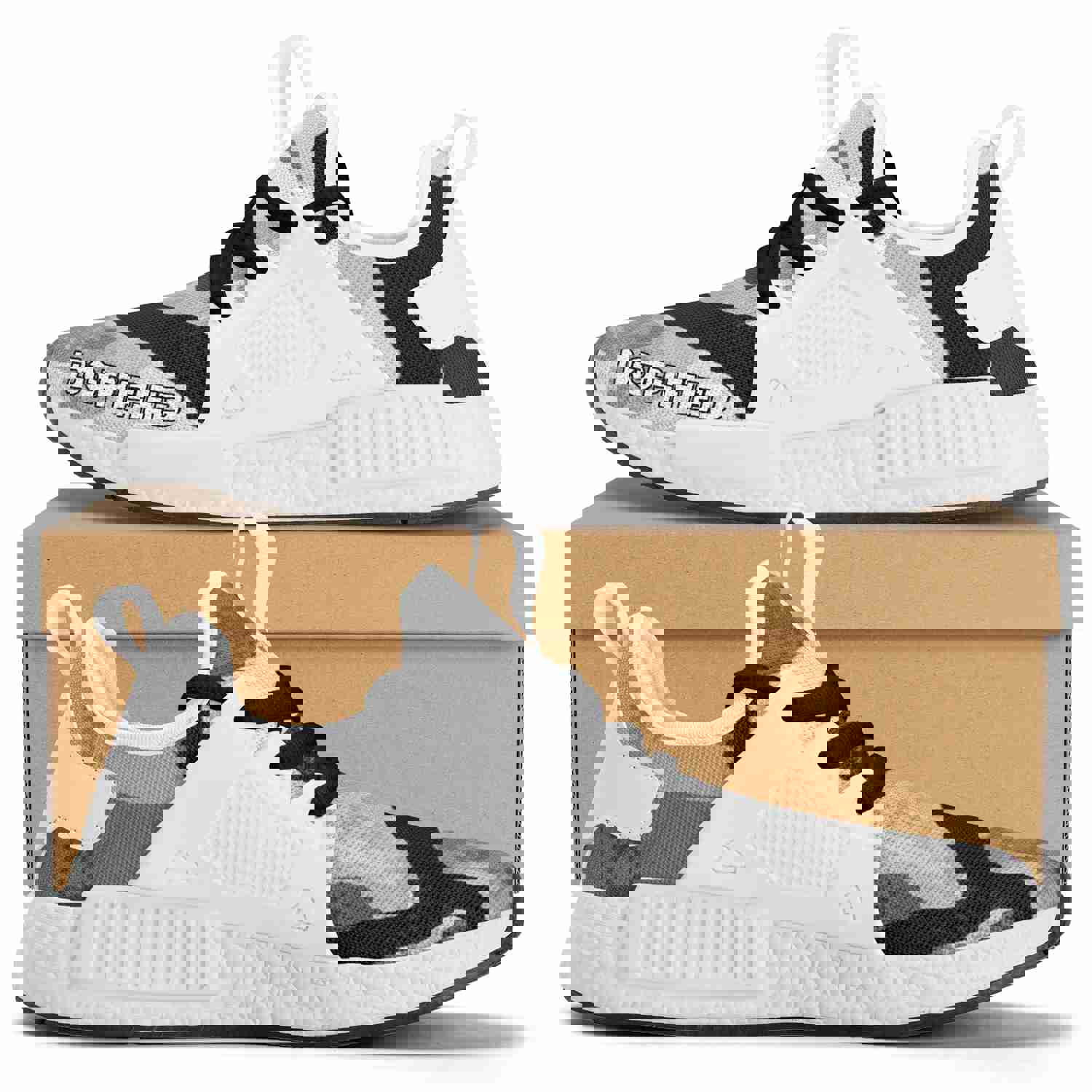 Men's DOPiFiED Tech Camo Mesh Sport Race Sneakers