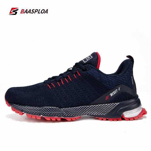 Sport-E Outdoor Mesh Sneakers for Men - BAASPLOA Breathable Running Shoes