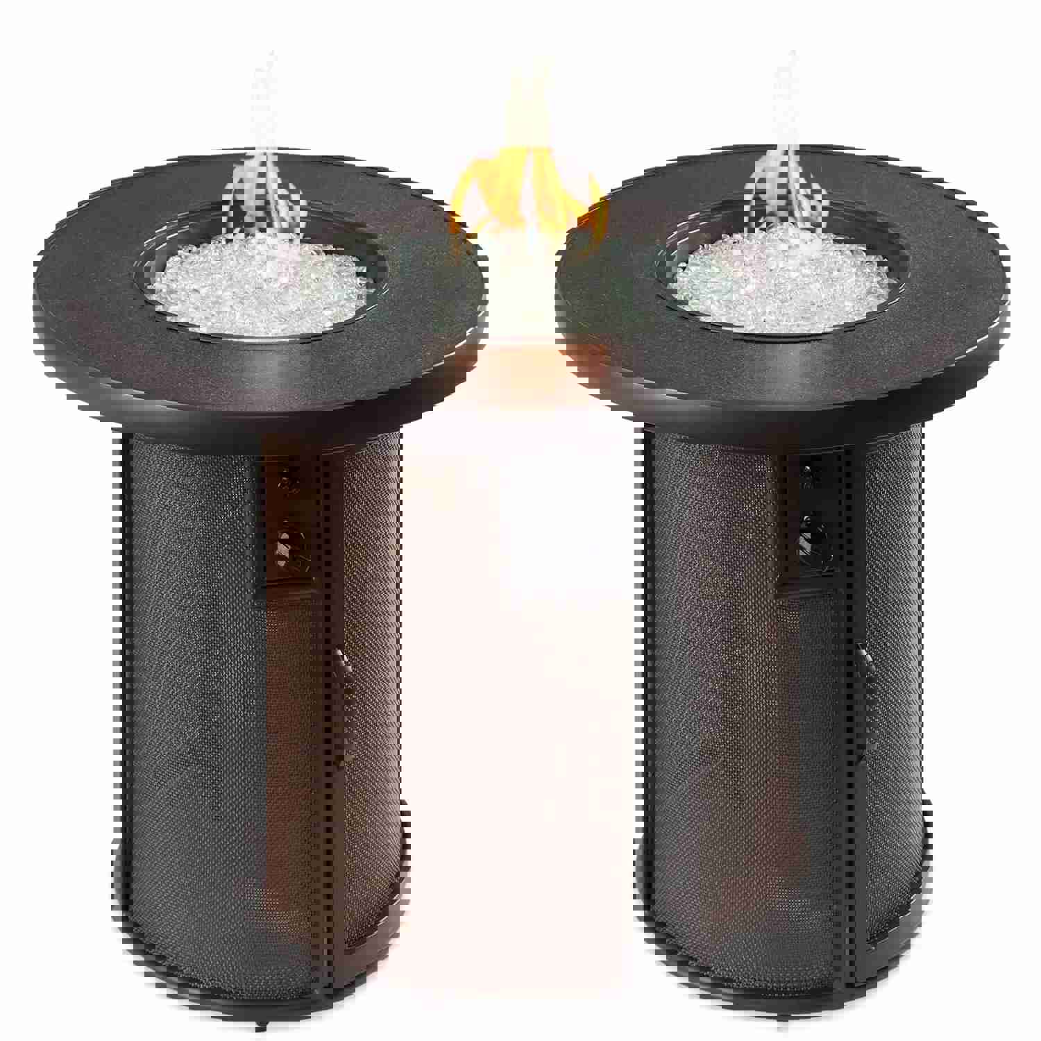 Outdoor GreatRoom Stonefire Round Gas Fire Pit Table