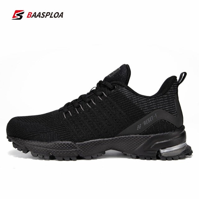 Sport-E Outdoor Mesh Sneakers for Men - BAASPLOA Breathable Running Shoes
