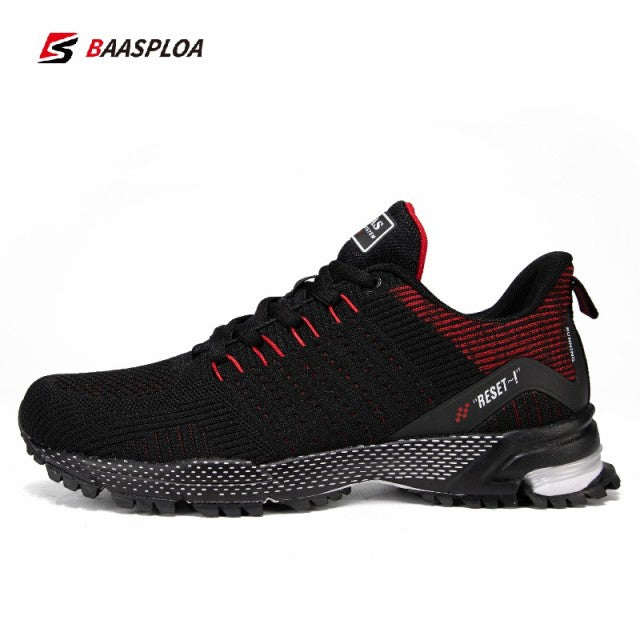 Sport-E Outdoor Mesh Sneakers for Men - BAASPLOA Breathable Running Shoes