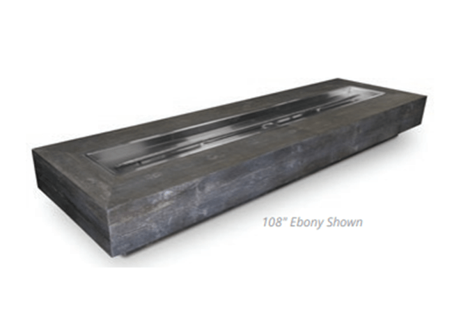 The Outdoor Plus Coronado Wood Grain Fire Pit