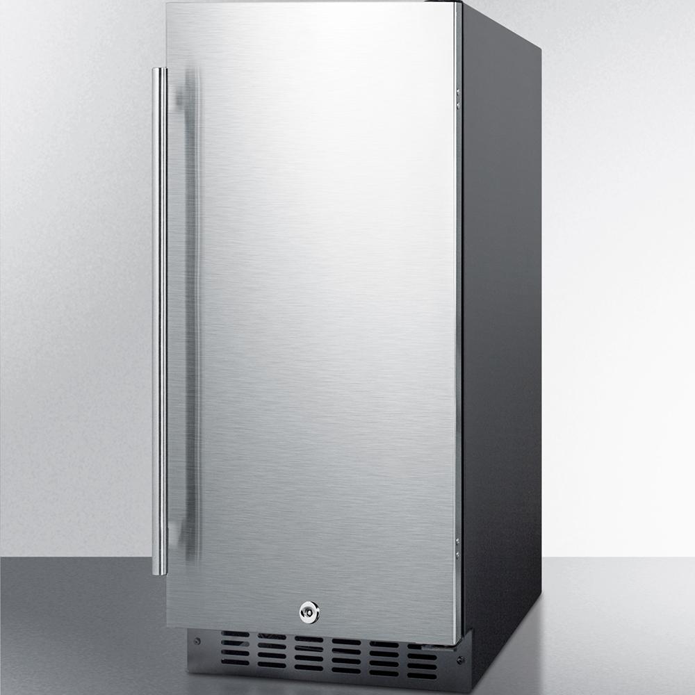 Summit SPR316OS 15 Outdoor Refrigerator with Stainless Steel Door