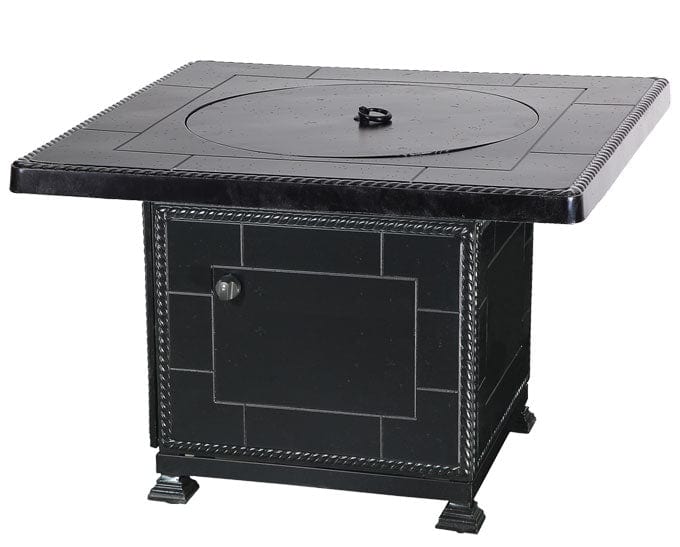 Gensun - Paradise 42 Square Gas Fire Pit Table Top | 1068GT42