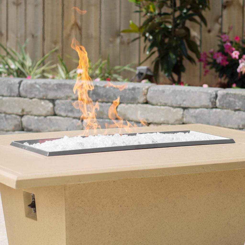 American Fyre Design 54 Cosmopolitan Rectangle Gas Firetable