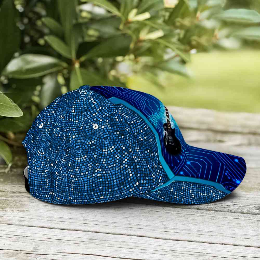 Future Tech Style Baseball Cap for Guitar Bass Lovers - Lasfour CO0945