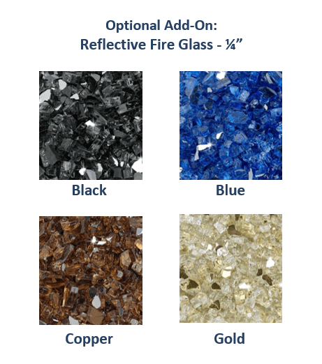 The Outdoor Plus Coronado Wood Grain Fire Pit