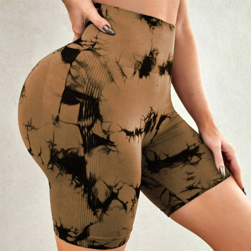 Printed Yoga Fitness Shorts