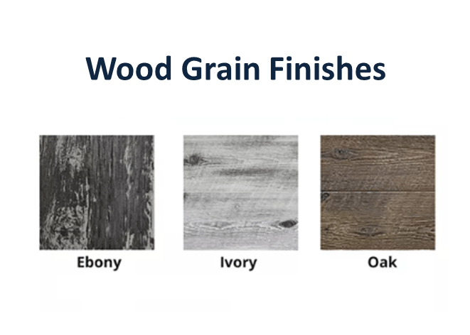 The Outdoor Plus Coronado Wood Grain Fire Pit