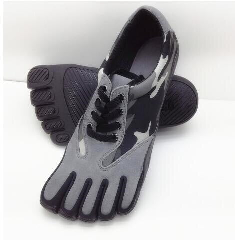 GSOU SNOW Men's 5-Finger Toes Running Shoes - Breathable & Lightweight for Marathon Running