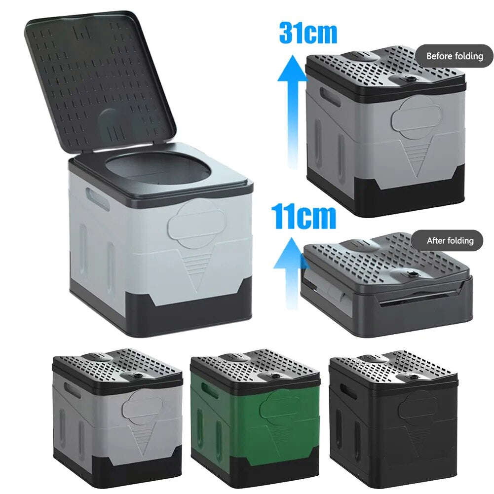 Portable Foldable Waterproof Toilet for Camping and Outdoor Travel