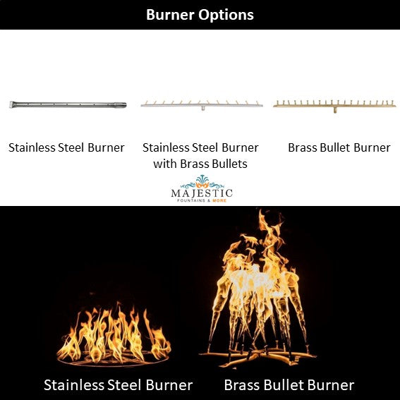 Alberta Fire Pit in Powder Coated Metal by The Outdoor Plus - The Black & White Collection + Free Cover