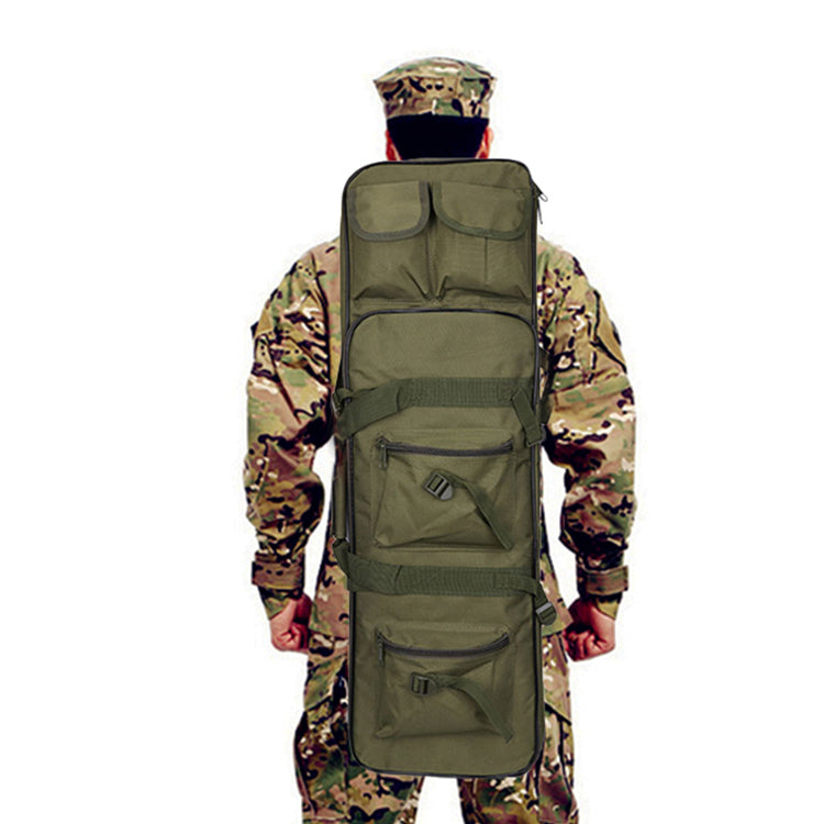 TACPRAC Tactical Gun Pack - Camo One-Shoulder Square Hunting & Fishing Pack