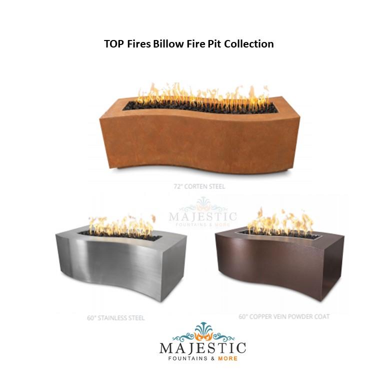 The Outdoor Plus Billow Fire Pit in Powder Coated Metal with Free Cover
