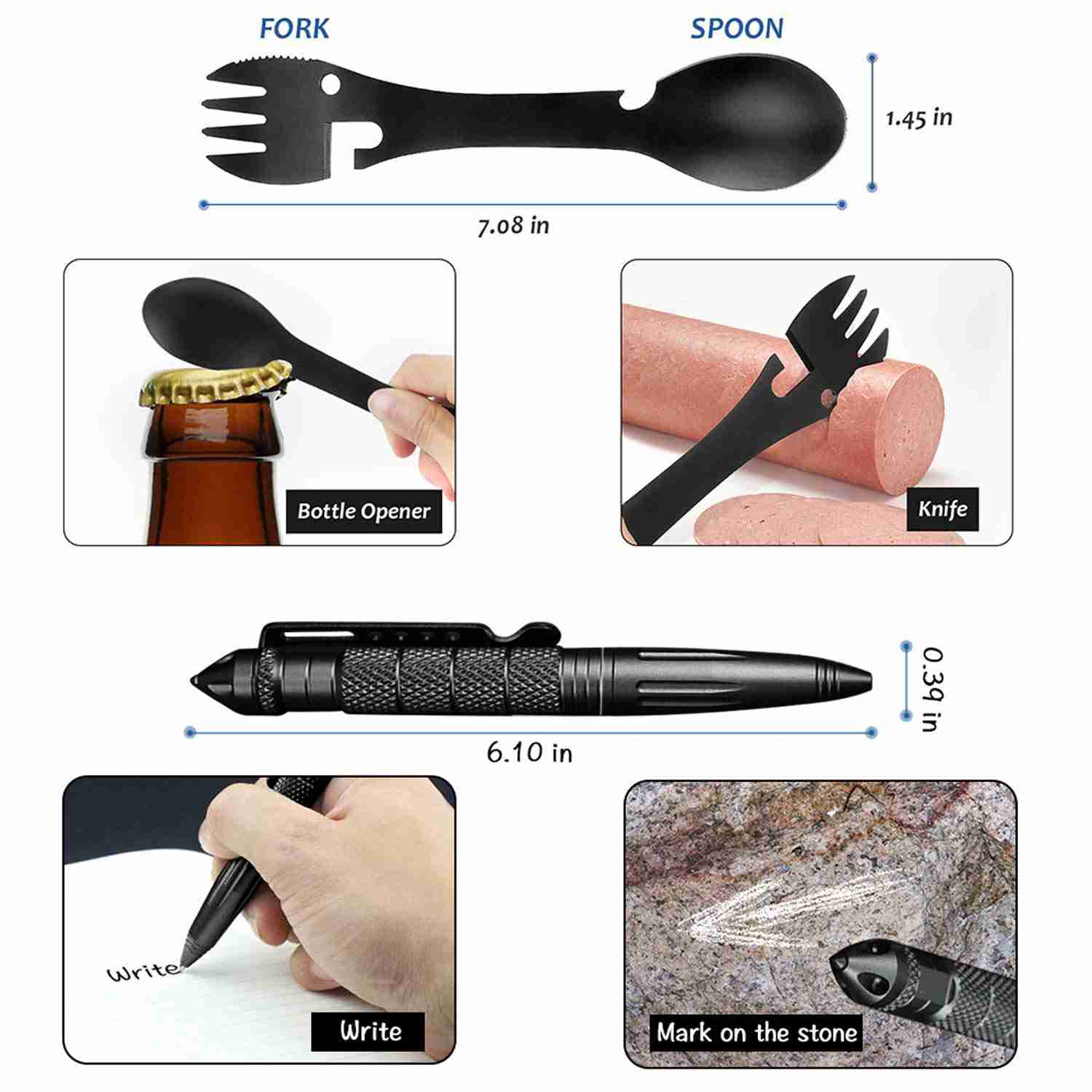 SUPOLOGY 23-in-1 Emergency Survival Gear Kit for Outdoor Adventures