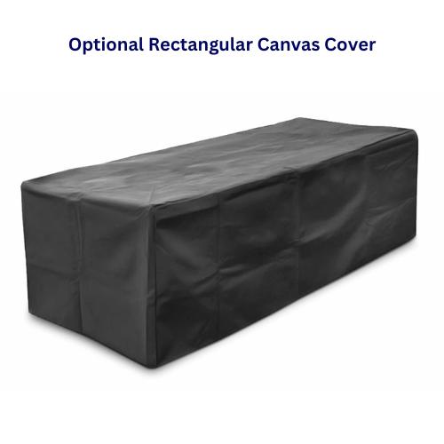 The Outdoor Plus 60 Rectangular Alameda Fire Table - Durable Powder Coated Metal