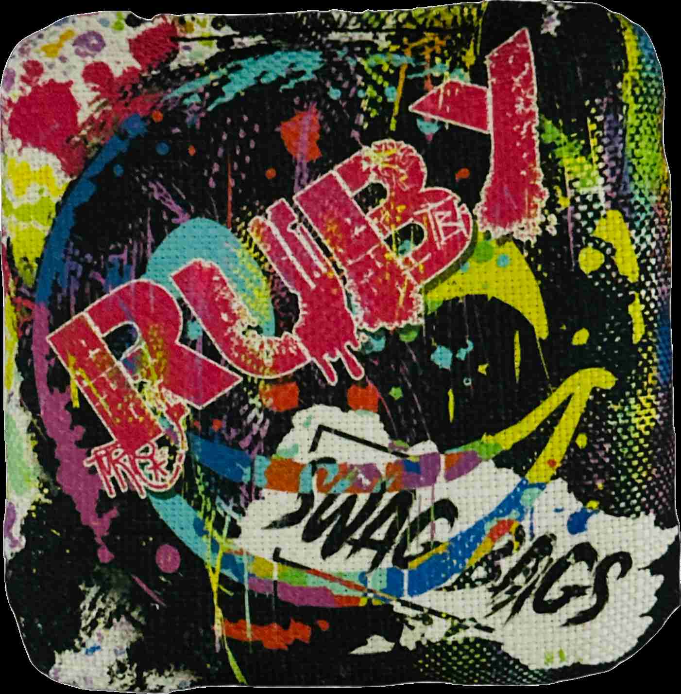 SWAG Bags Limited Edition RUBY Cornhole Bags - Kings ThrowN Smiley Edition