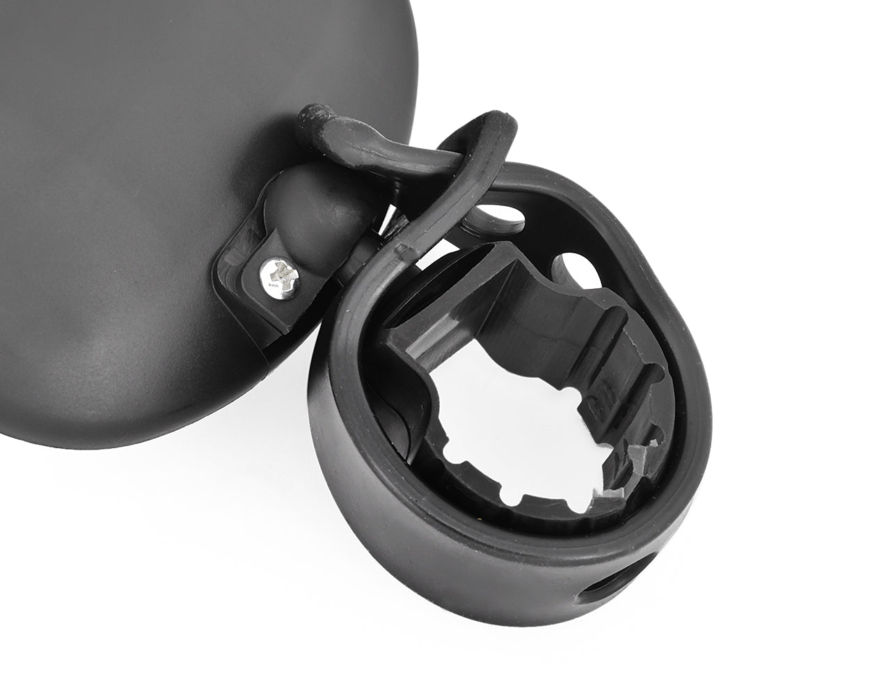 1 Pair Adjustable Bike Mirror for Safer Cycling - Black