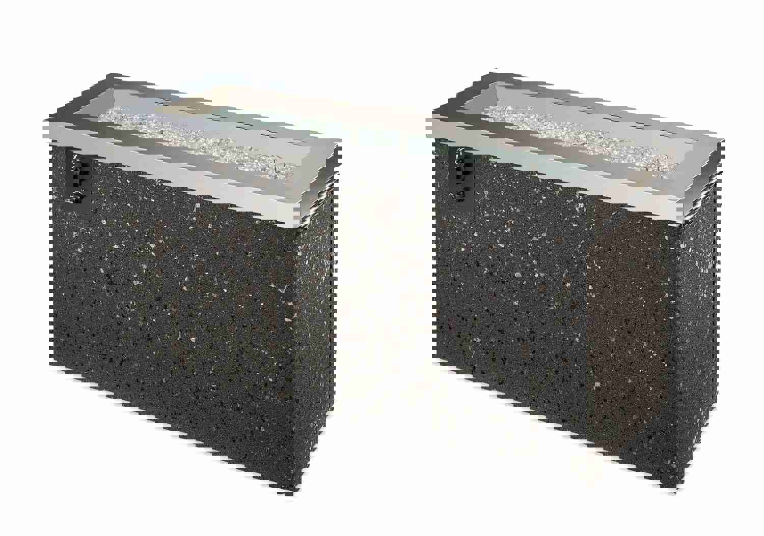 Outdoor Greatroom KL-1242-SS Stainless Steel Key Largo Linear Gas Fire Pit Table