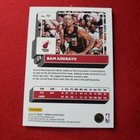 2023 Donruss Bam Adebayo #72 Green Lazer Kentucky Wildcats Miami Heat Basketball Card