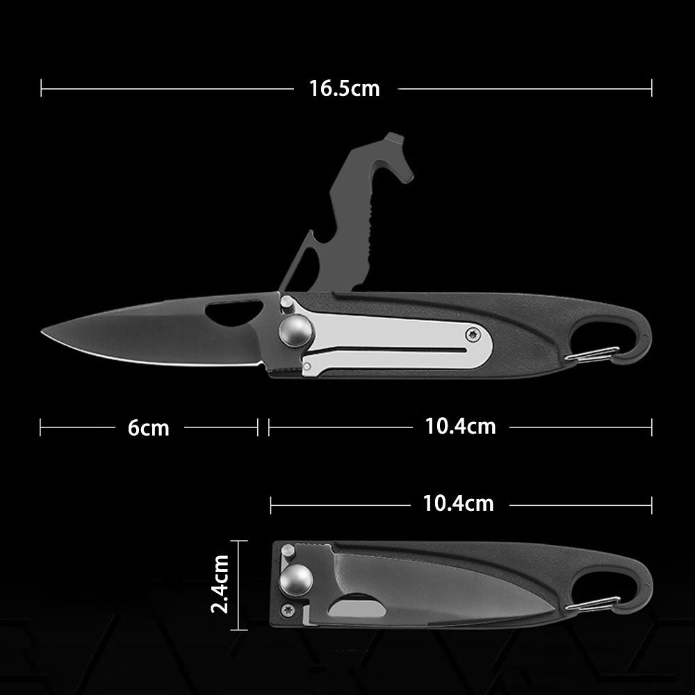 Caressolove Multifunctional Folding Pocket Knife - 7-in-1 EDC & Outdoor Multi Tool