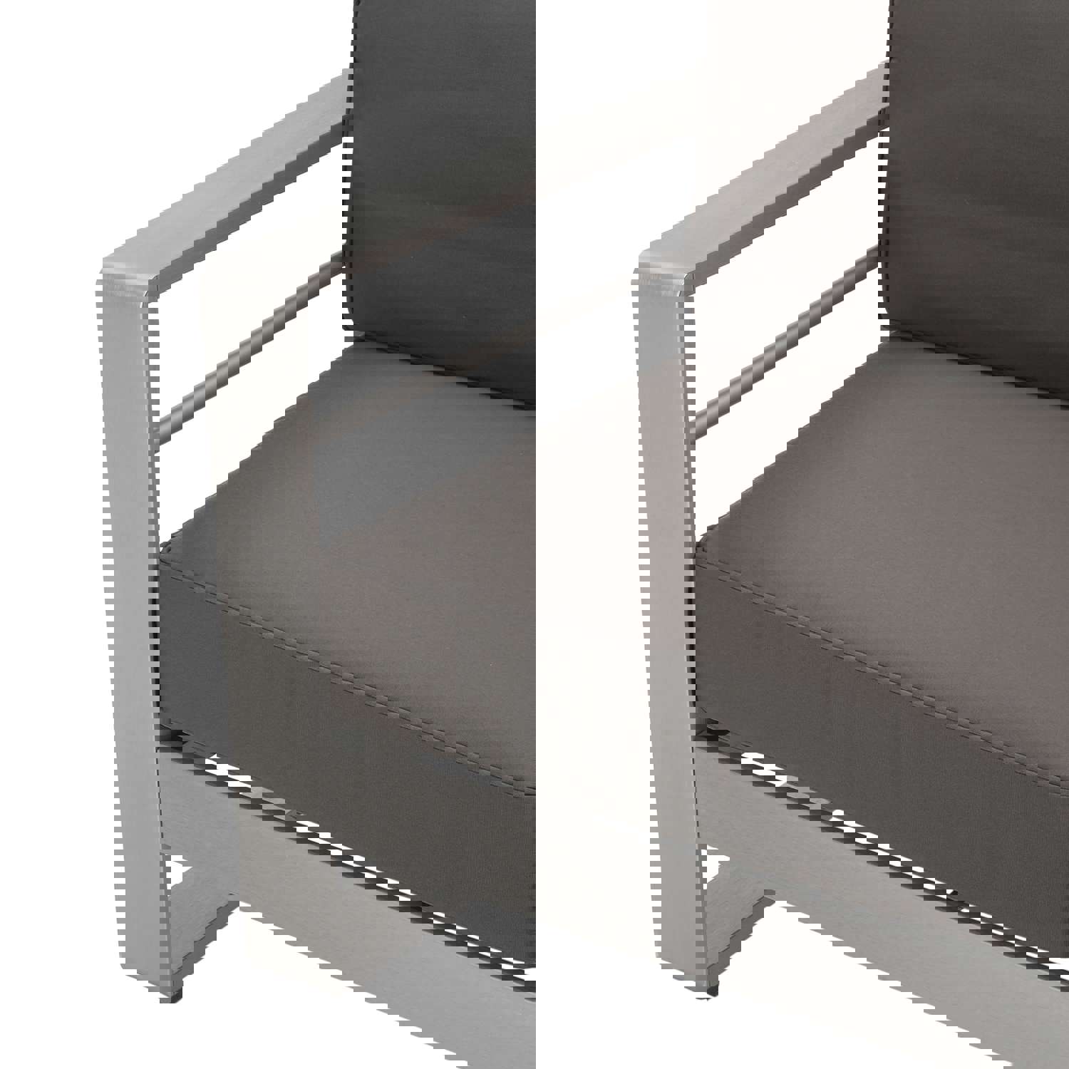 Coral Outdoor Aluminum 7 Seater Chat Set with Fire Pit