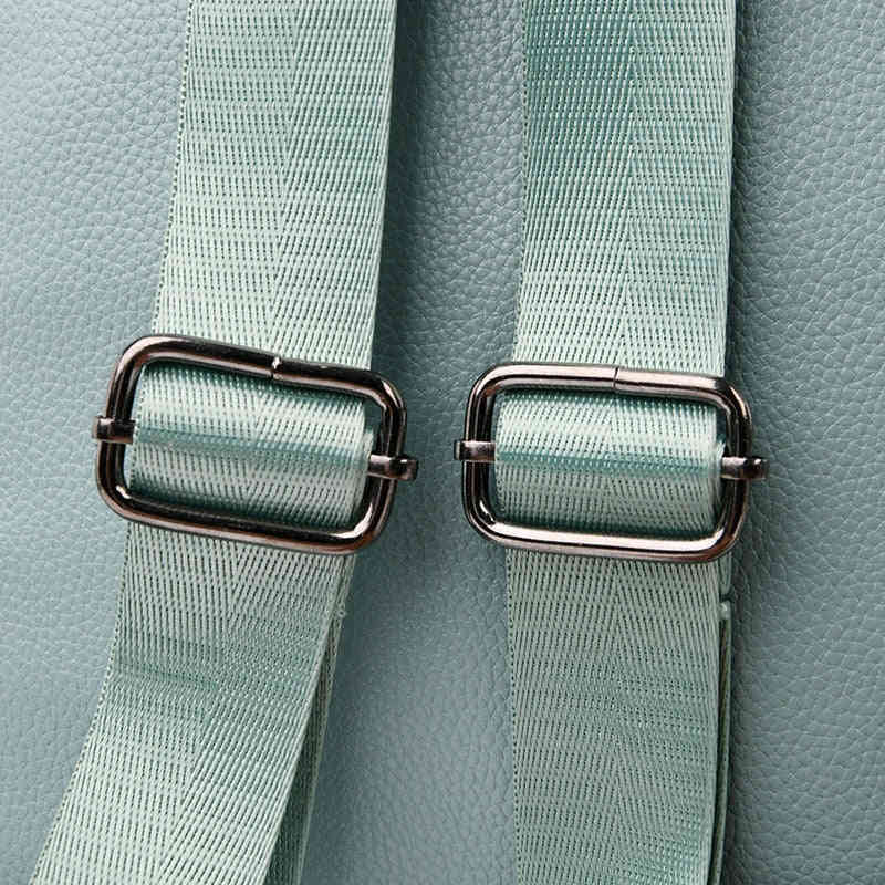 Innovato Design Large Capacity Luxury Soft Leather School Bag and Travel Backpack